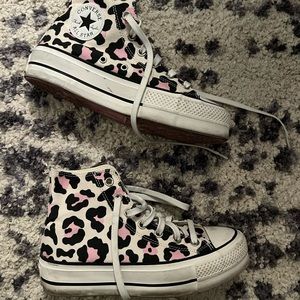 CONVERSE PLATFORM PINK LEOPARD